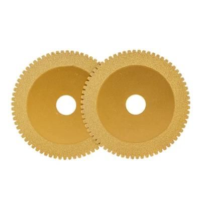 Qifeng Manufacturer Power Tools Vacuum Diamond Brazed Saw Blade for Granite Cutting/Marble Cutting/Concrete Cutting