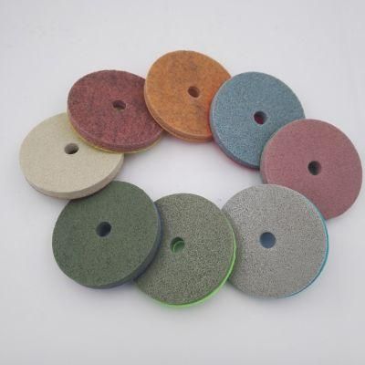 4inch Diamond Foam Pad Softer Stones Terrazzo Floor Sponge Polishing Pad