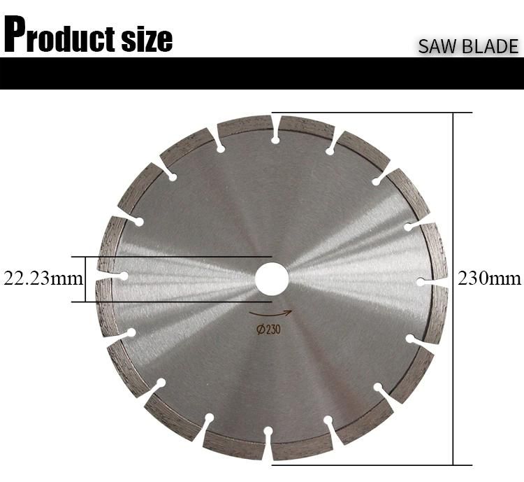 Diamond Cutter Concrete Cutting Saw Blade Asphalt Concrete Blade