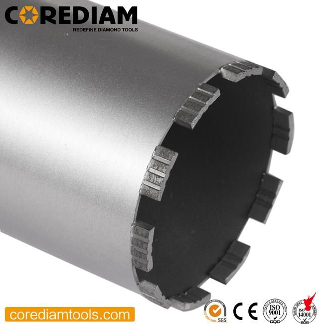 Laser Welded Wet Diamond Core Drill Bits with Turbo Segment