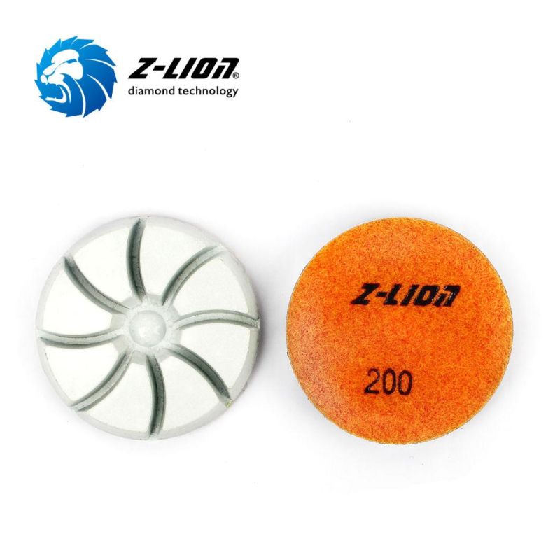 Z-Lion 3 Inch Quality Diamond Dry Polishing Disc for Concrete Terrazzo Floor