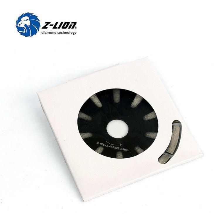 Diamond T Segment Convex Concave Cutting Saw Blade for Granite Concrete Sandstone