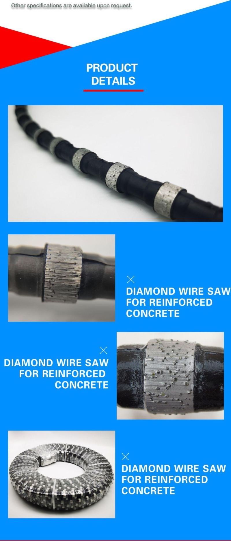 Top Grade Diamond Wire Saw for Reinforced Concrete Cutting