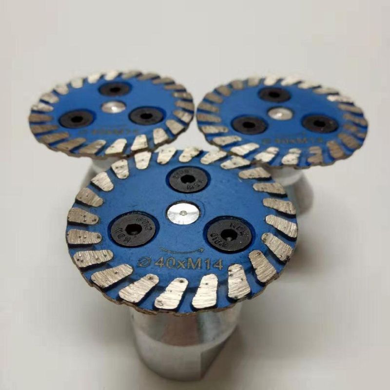 40mm Diamond Sintered Turbo Saw Blade for Cutting Stone