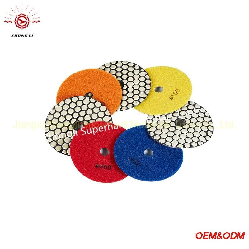 Wet Type Granite Diamond Polishing Pads for Angle Grinder