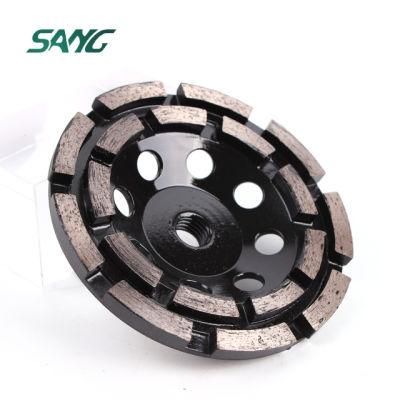 Diamond Segmented Double Turbo Rim Diamond Grinding Cup Wheel Smoothing Surface