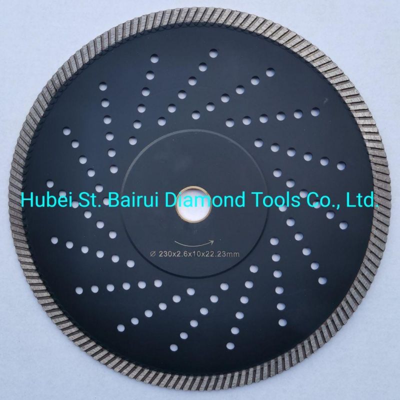 180mm 7 Inch Hot Pressed Trubo Dry/Wet Diamond Cutting Blade Disc for Granite Concrete Tile Marble