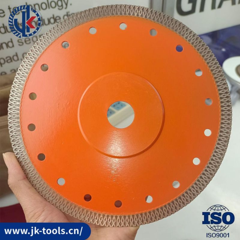 Diamond Saw Blade for Cutting Tile Ceramic Hard Porcelain Dekton Hot Press with Flange