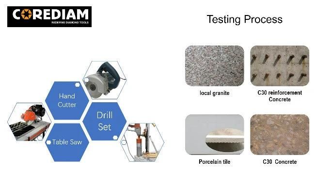 Diamond Vacuum Brazed Stone Blade with Continuous Rim/Cutting Disc/Diamond Tools