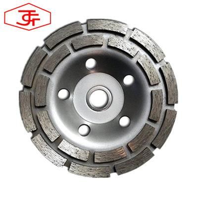 High Quality Double Diamond Grinding Cup Wheel for Cutting Marble