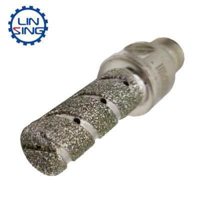 Rock Finger Tools Diamond Electroplated Milling Cutter Bit for Stone Grinding