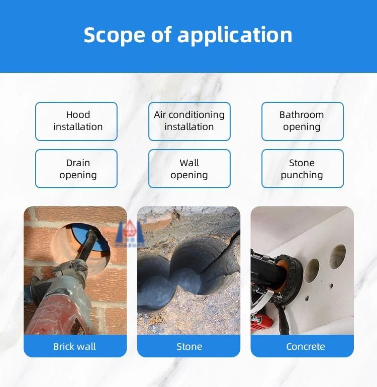 Huazuan New Shape Groove DOT Diamond Core Drill Bit Segments