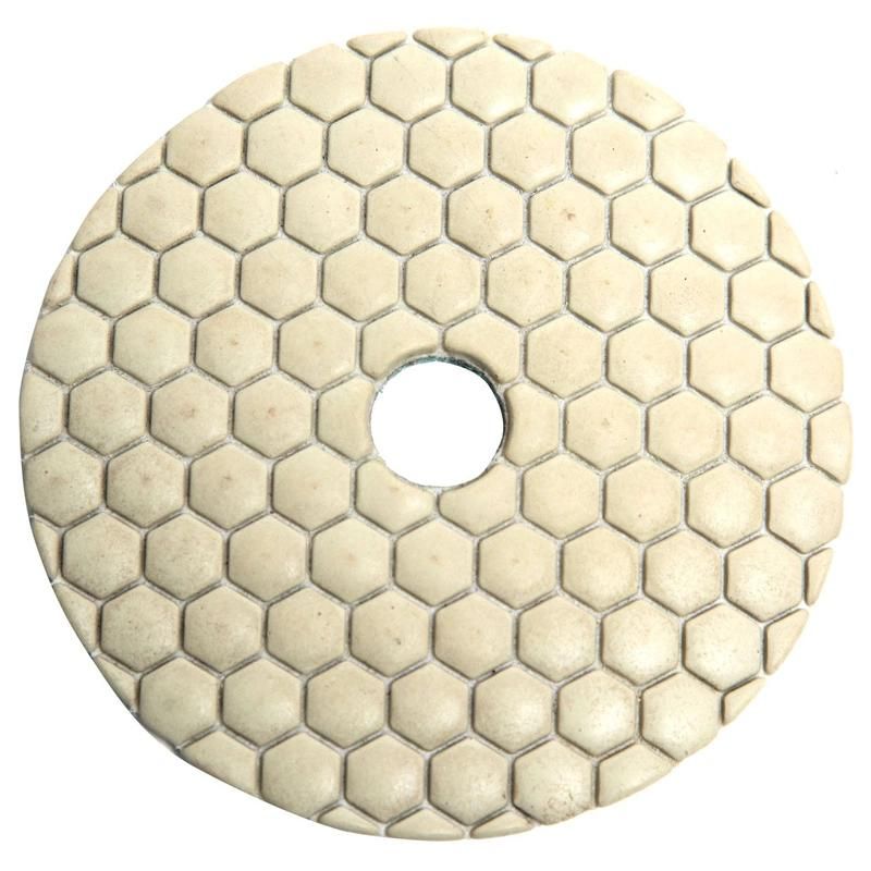 Resin Bond Dry Polishing Pad in Angle Grinder for Stone/Marble/Granite