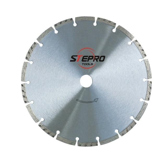 Diamond Cutting Blade, Segment Turbo Blade, Cutting Saw Discs 10"