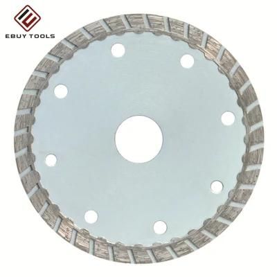 4.5 Inch 115mm Hot Press DIY Popular Turbo Shape Hot Press Diamond Saw Blade for Wet Dry Cutting