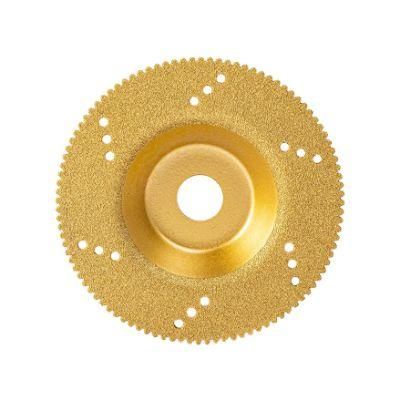 Qifeng Manufacturer Power Tools 100mm Vacuum Brazed Diamond Saw Blade for Quartz