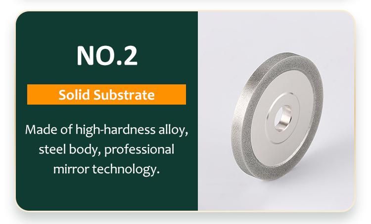 1A1 Flat Electroplated Bond Diamond Grinding Wheel