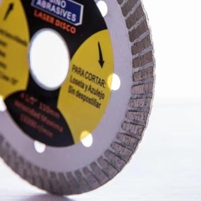 115mm Continuous Rim Type Diamond Saw Blade