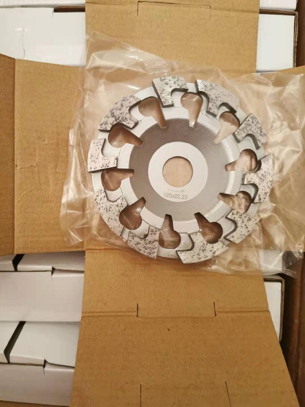 125mm Diamond Cup Grinding Wheels Used on Angle Grinder for Grinding Concrete&Masonary Materials