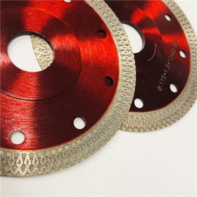 4.5" Tile Cutting Diamond Turbo Saw Blade for Cutting Granite