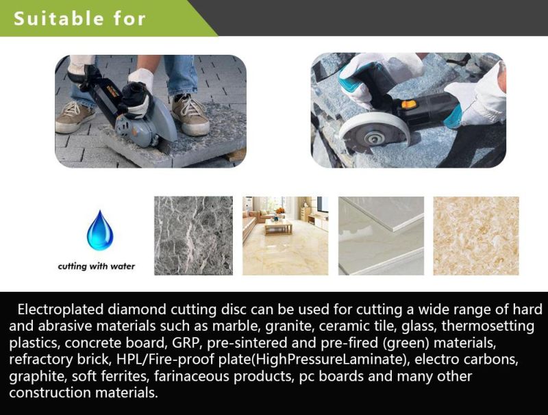 Professional Disc Cutting Tools Diamond Saw Blade for Dry and Wet Cutting Stone Concrete Bricks