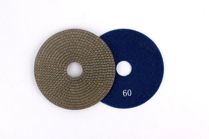 Quality Diamond Electroplated Flexible Polishing Pad for Stone Ceramic Concrete Glass