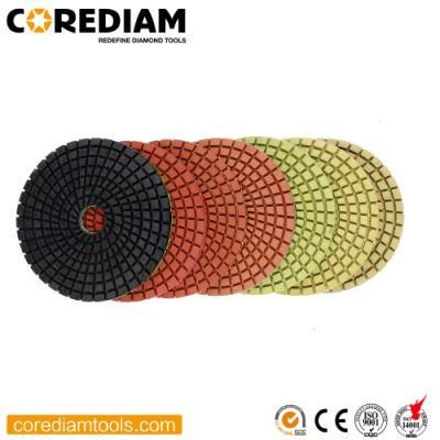 Resin Bond 4inch/100mm Stone Polishing Pads with Good Performance/Diamond Tools