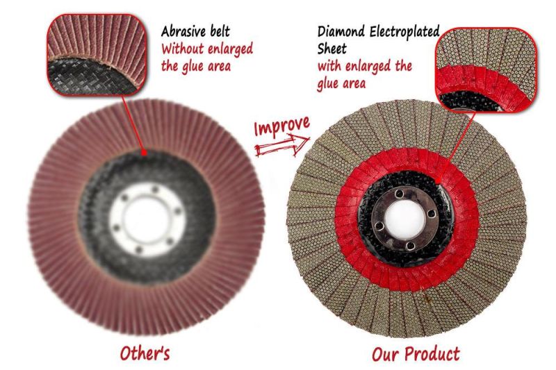 Electroplated Diamond Flap Disc Grinding Wheels