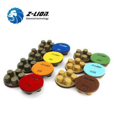 Resin Concrete Diamond Floor Polishing Pad Wet Use