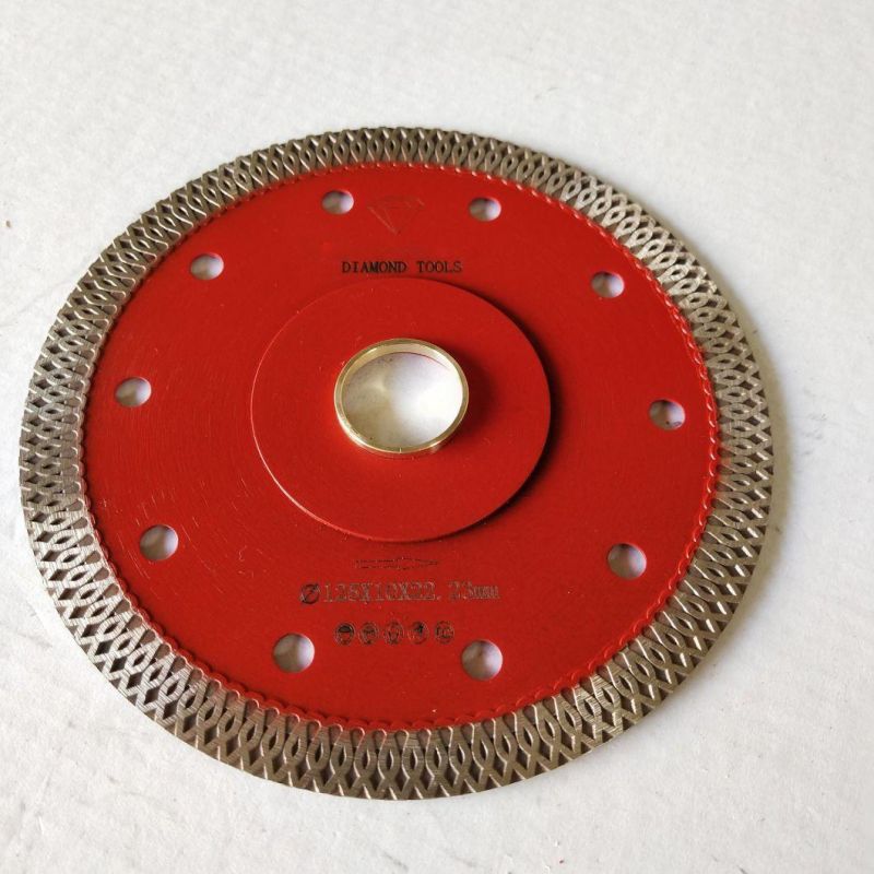 125mm Hot Press Sintered Diamond Turbo Blades for Ceramic