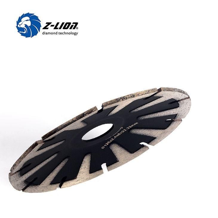 Diamond T Segment Convex Concave Cutting Saw Blade for Granite Concrete Sandstone