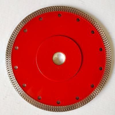 125mm Hot Press Sintered Diamond Saw Blades Mesh Turbo Rim Blades for Ceramic Porcelain Tile Marble Slates Cutting