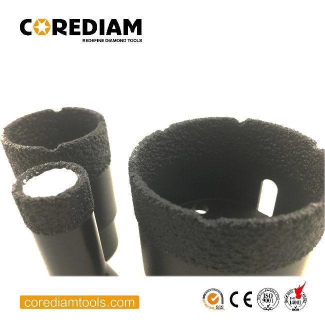 32mm-102mm Vacuum Brazed Diamond Core Drill Bit