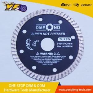 Diamond Turbo Saw Blade Hardware Tools Cutting Stone