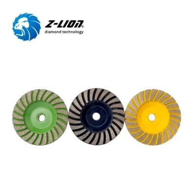 4inch Diamond Turbo Cup Wheel for Concrete Granite Egde Grinding