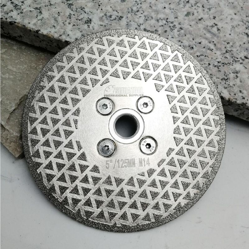 Electroplated Diamond Cutting and Grinding Discs for Granite & Marble, Both Side Coated