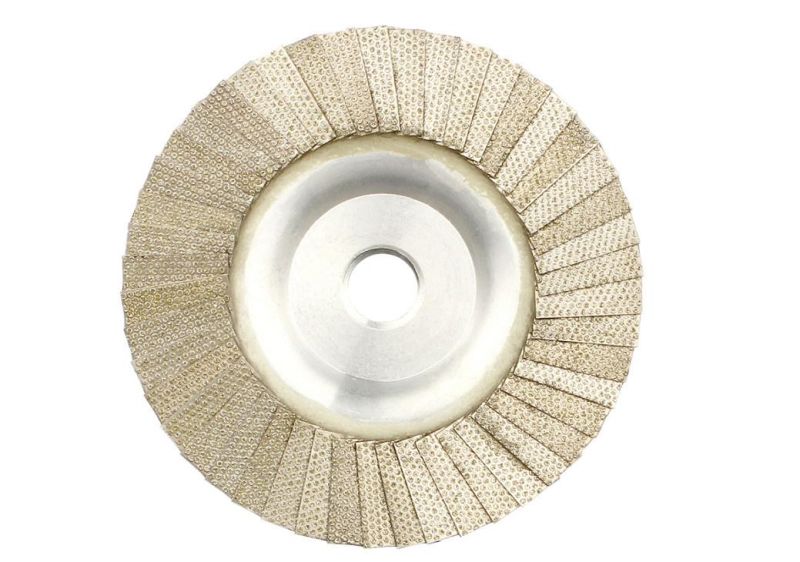 Aluminum Polishing Flap Abrasive Discs for Stone, Ceramic, Concrete, Glass