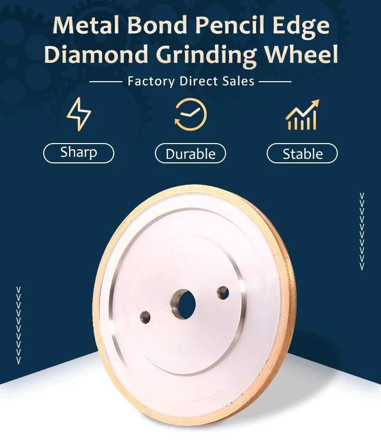 Glass Diamond Grinding Wheel Glass Pencil Edge Diamond Wheel for Glass Grinding