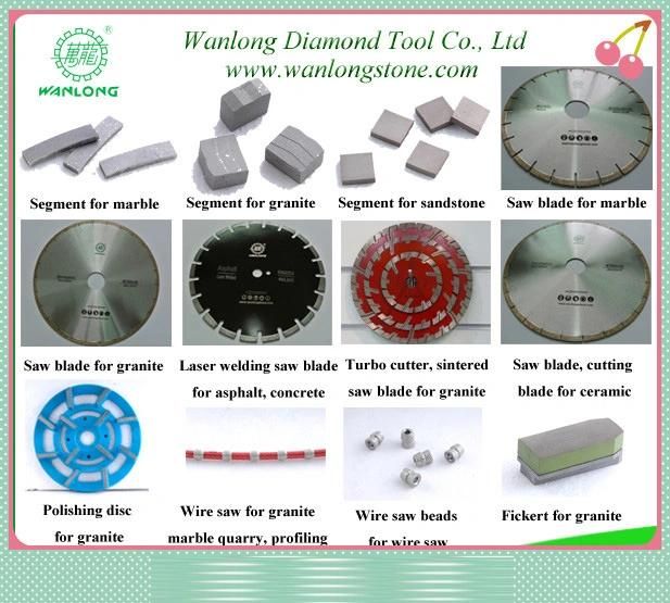 Wanlong Fast Speed Cutting Arix Diamond Saw Blade for Granite