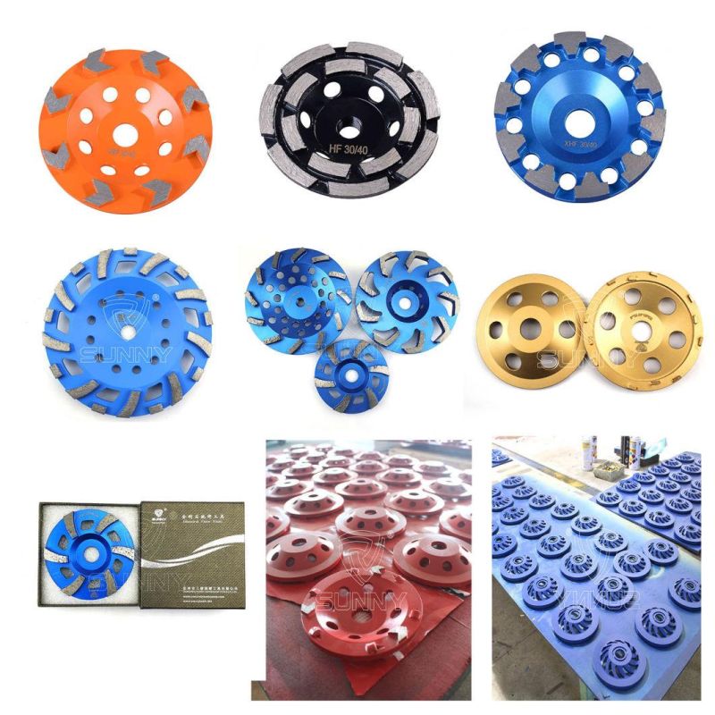 5/8"-11 Diamond Grinding Cup Wheel for Concrete Floor