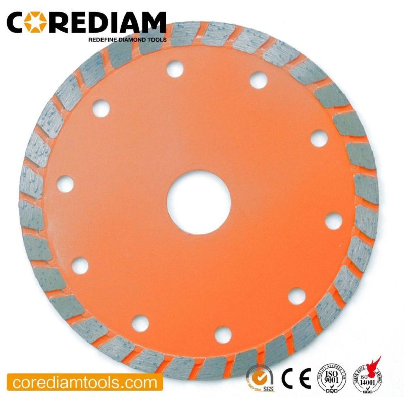 Sinter Hot-Pressed Diamond Turbo Blade for Cutting Bricks, Slate, Concrete and Masonry Materials in All Size/Cutting Disc/Diamond Tools