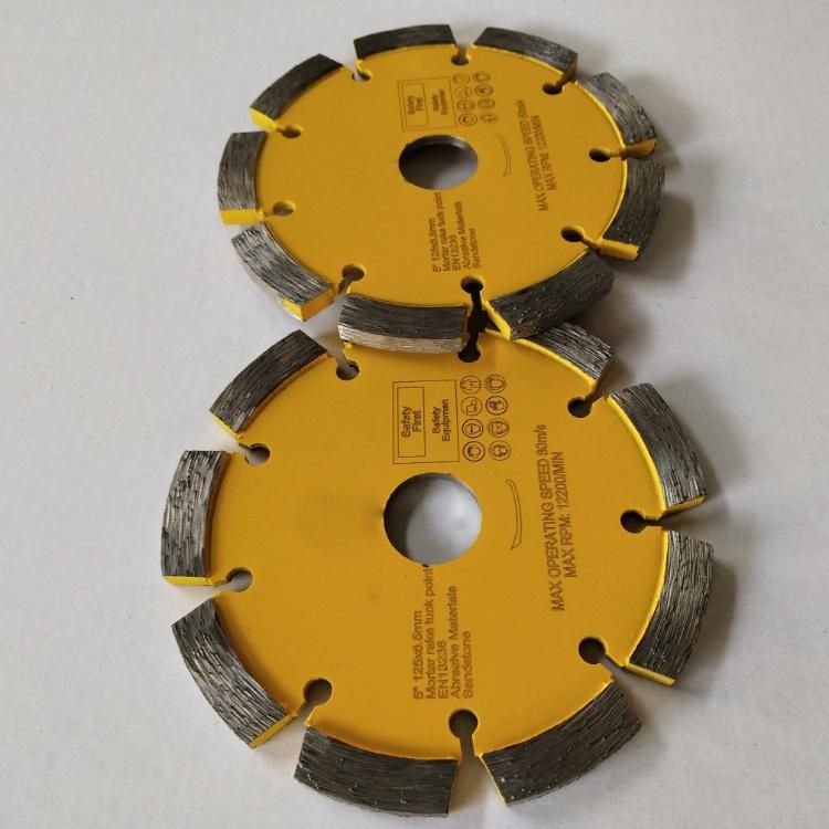 125mm Laser Welded Tuck Point Diamond Saw Blade with 10mm Thickness for Hard Concrete Cutting