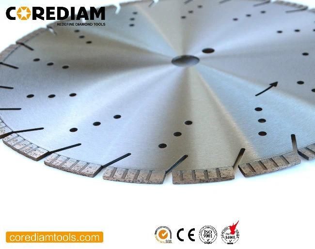 Lasered Turbo Segmented Diamond Concrete Cutting Disc