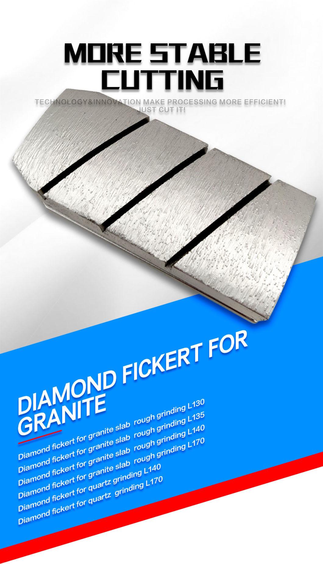 Multi Precision Small Diamond Grinding Fickert Tools Manufacturers for Granite Stone