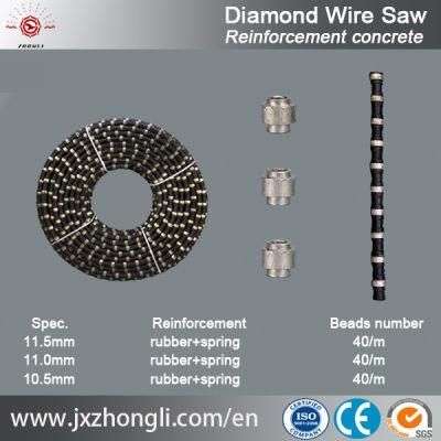 Granite Marble Sandstone Concrete Stone Cutting Abrasive Wire Saw Plastic Diamond Wire Saw