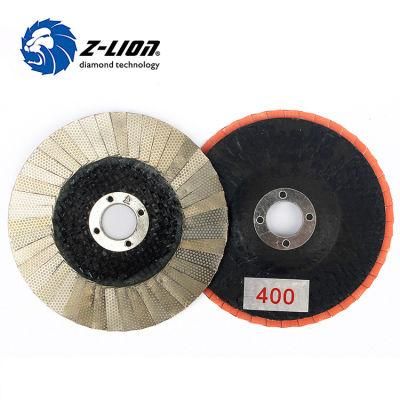 Z-Lion Diamond Flexible Flap Disc for Granite Marble Artificial Quartz Stone