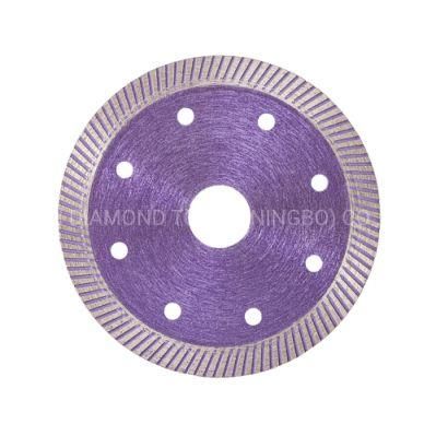 Qifeng 105mm Diamond Turbo Saw Blade Cutting Tool for Tiles Ceramics Porcelain