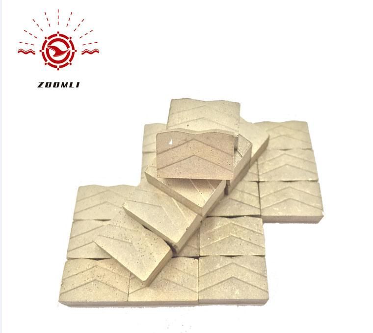 M Shape Diamond Segments for Sandstone Cutting Saw Blade