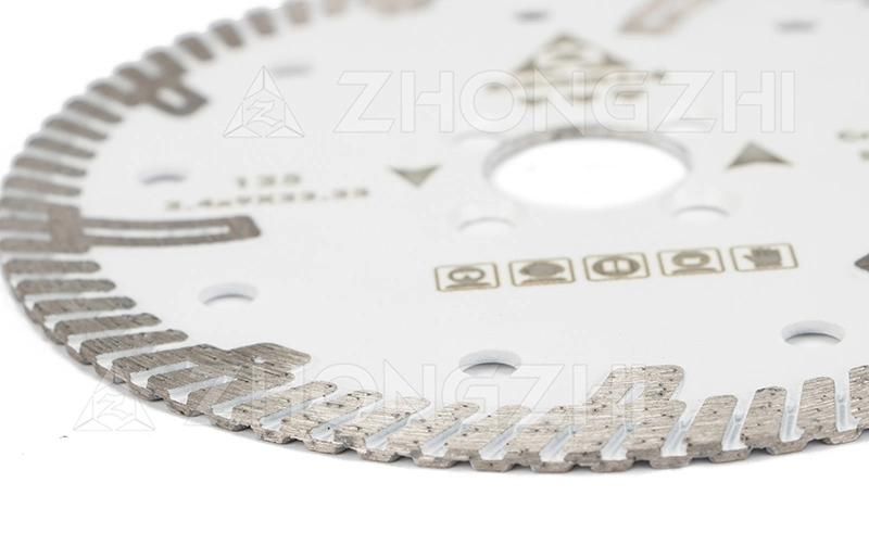 Diamond Turbo Rim Blade with Step Protecting Teeth