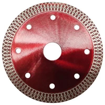 125mm High Efficiency Diamond Cutting Disc Mesh Thin Turbo Blades Cutting Porcelain Ceramic Stone